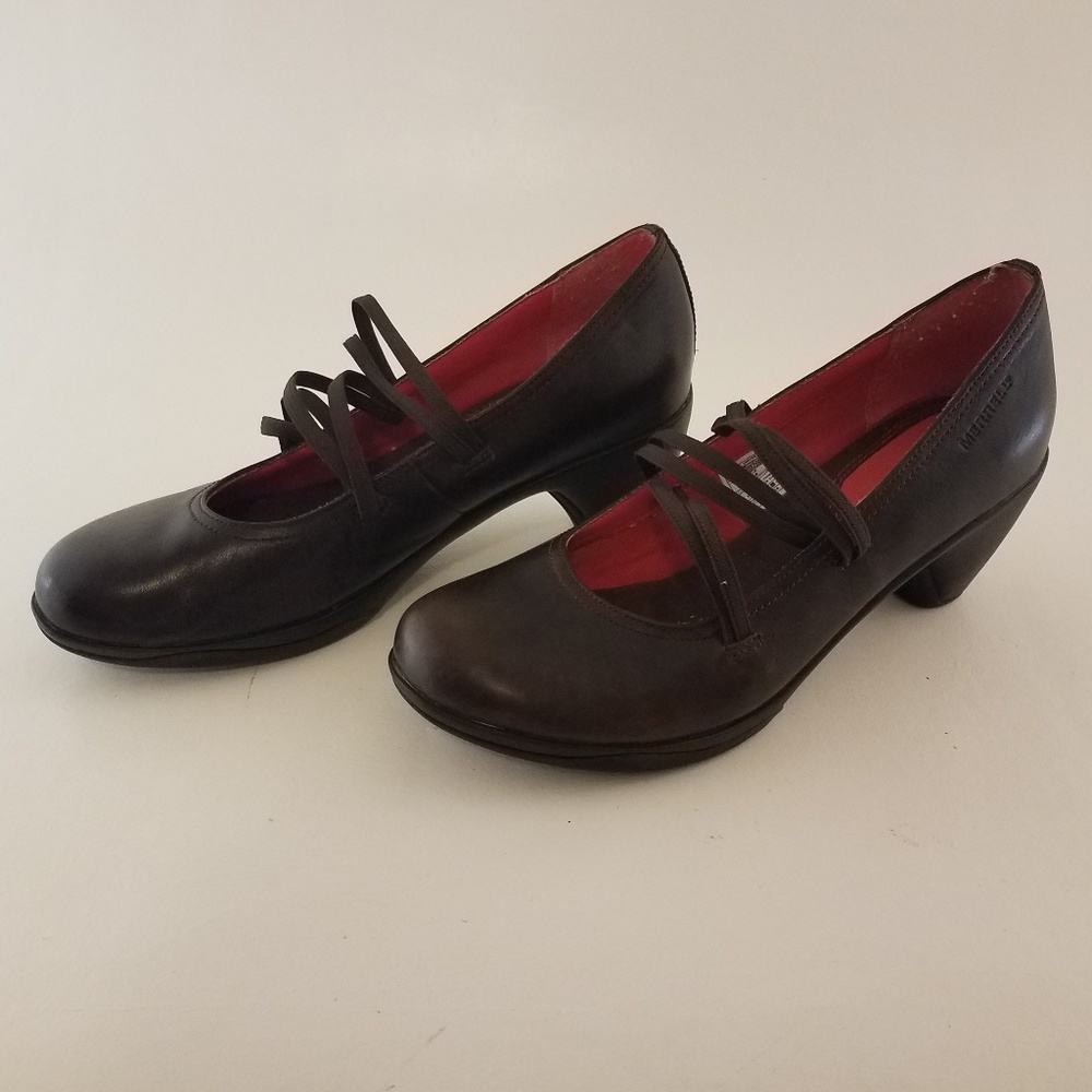 Merrell Womens Heels Pumps Brown Shoes Size 9